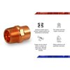 Everflow Copper Male Adapter Fitting with SWTxMIP Connection 1/4'' CCMA0014